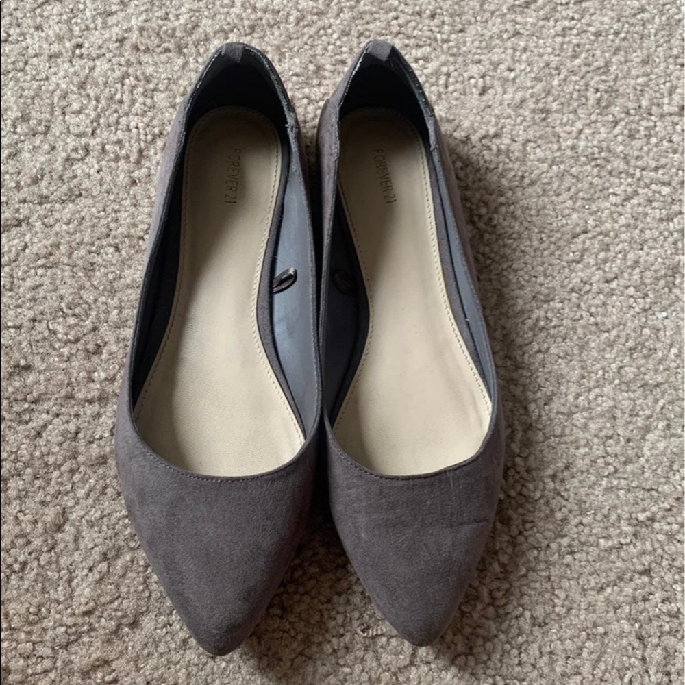 Grey forever 21 flats